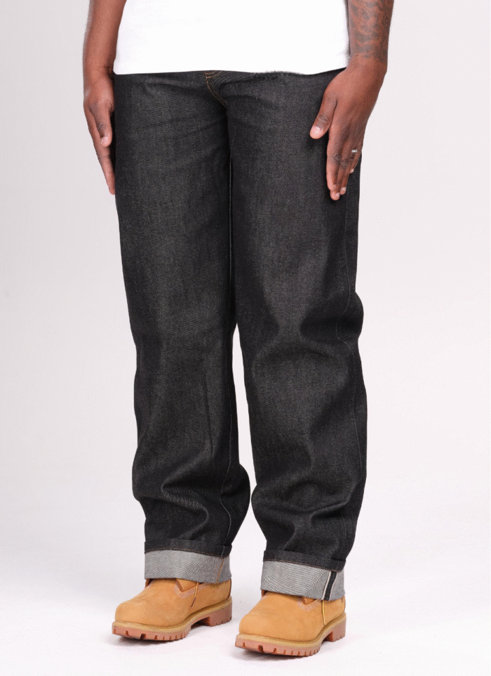 NVLTY Structured Selvedge Jeans - Black