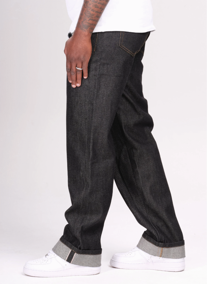 NVLTY Structured Selvedge Jeans - Black