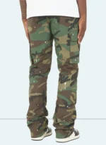 Vintage Flare Cargos - Camo Paint