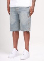 Vintage Studded Denim Shorts