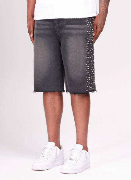 NVLTY Vintage VVS Denim Shorts - Black