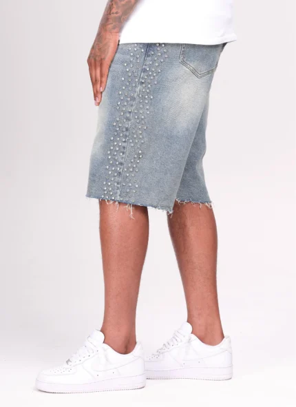 NVLTY Vintage VVS Denim Shorts - Blue
