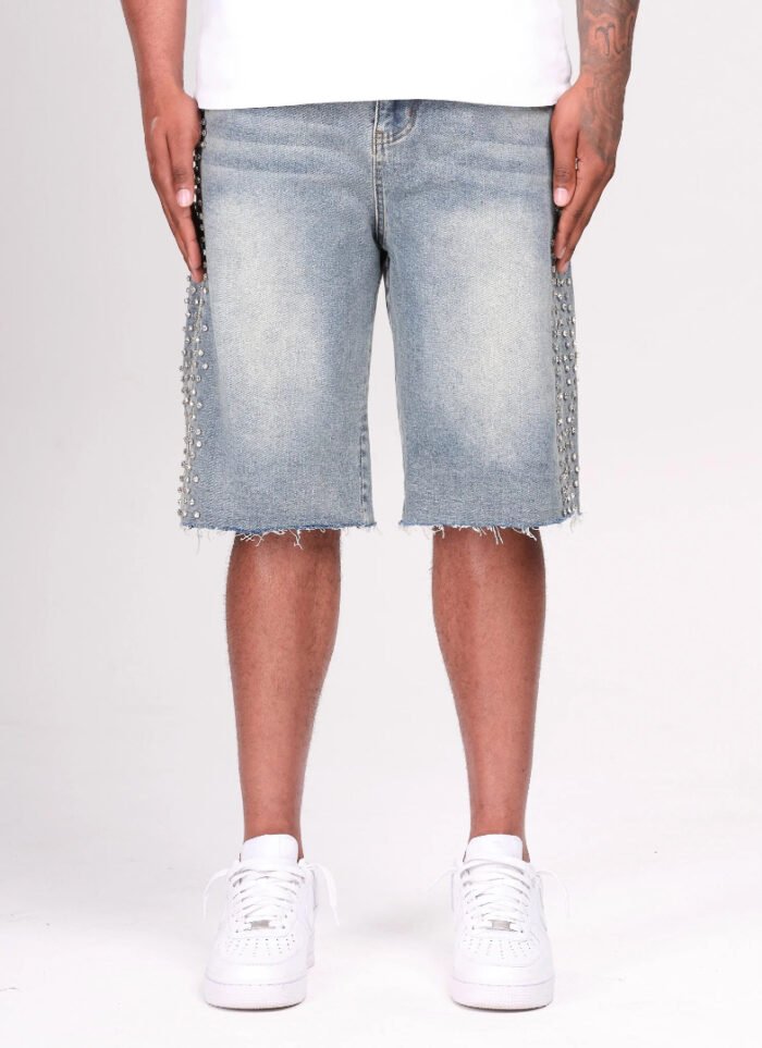 NVLTY Vintage VVS Denim Shorts - Blue