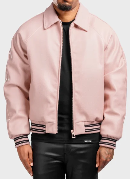 Aviator Jacket Baby Pink F