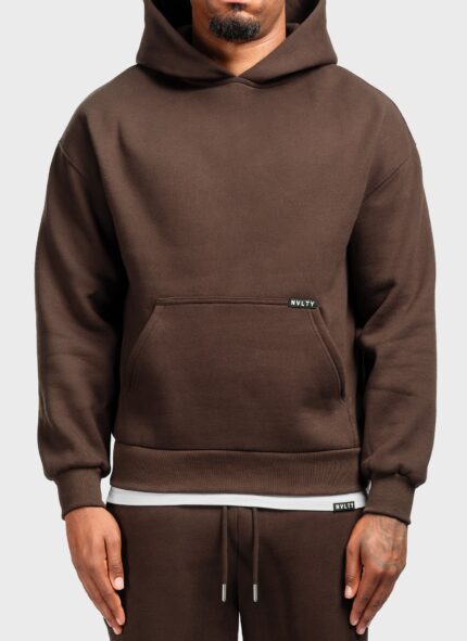 Heavyweight Luxe Hoodie Brownvf