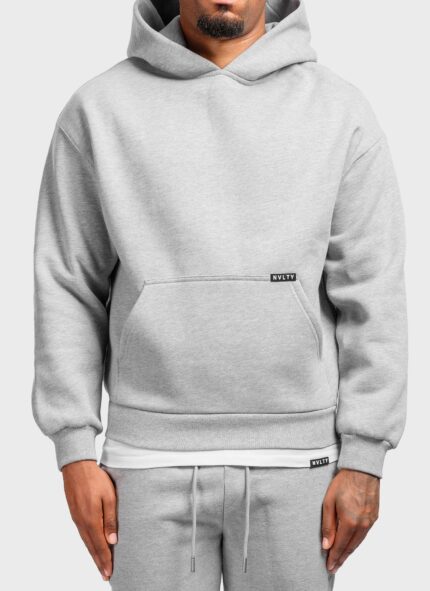 Heavyweight Luxe Hoodie Grey f