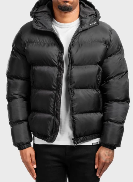 Luxe Puffer Jacket Black F