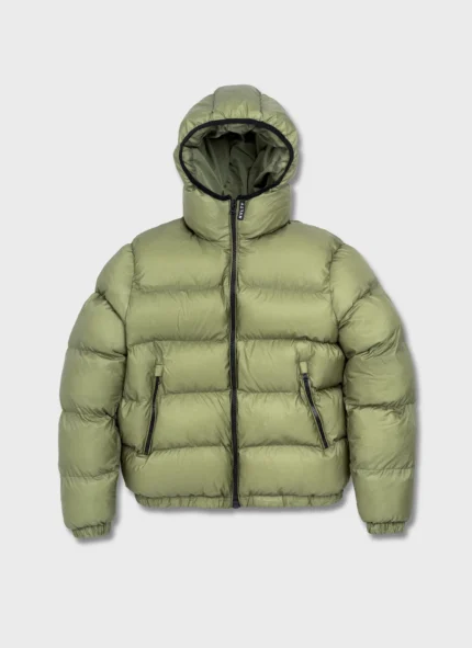 Luxe Puffer Jacket Khaki