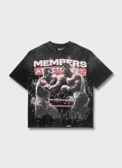 Members Athletic Dept T Shirt Black