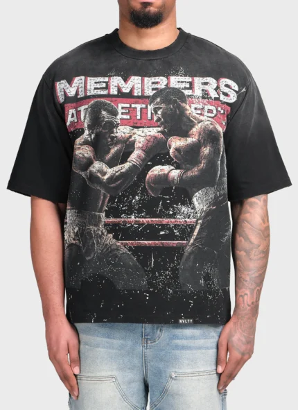 Members Athletic Dept T Shirt Black f