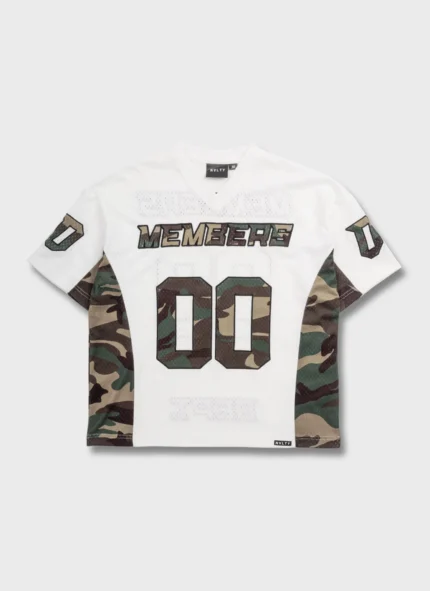 Members Camo Jersey White