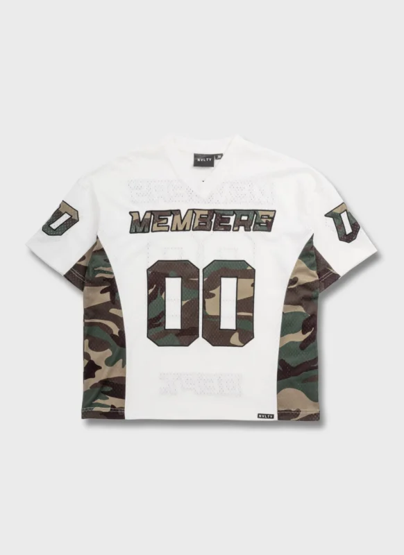 Members Camo Jersey White