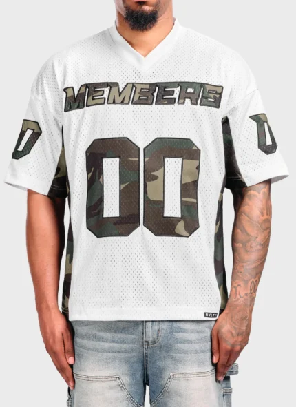 Members Camo Jersey White f