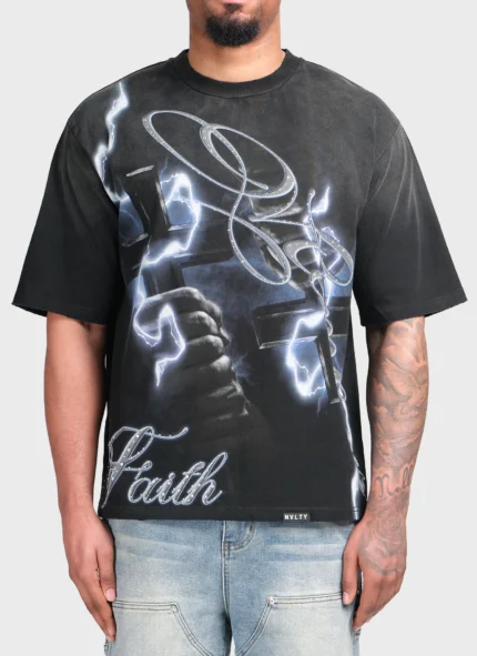 Members Faith T Shirt Black d
