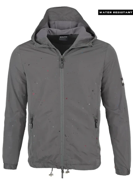 Paint Windbreaker Charcoal Grey