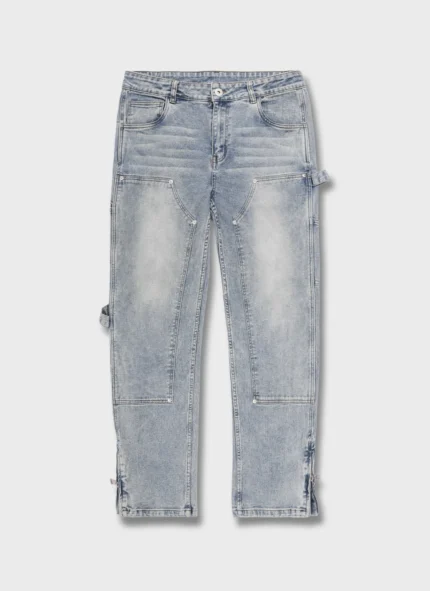 Vintage Carpenter Rivet Jeans Blue