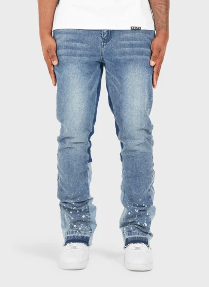 Vintage Flare Paint Jeans BlueVintage Flare Paint Jeans Blue f