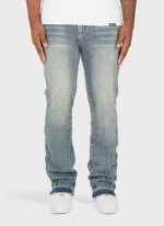 Vintage Flare Washed Jeans Blue f
