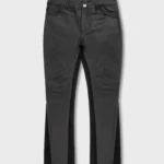 Vintage Flare Wax Jeans Black