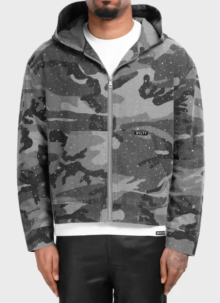 Vintage Flooded VVS Jacket Black Camo F