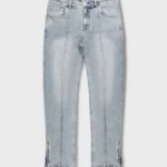 Vintage Pleat Jeans Blue