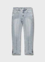 Vintage Pleat Jeans Blue
