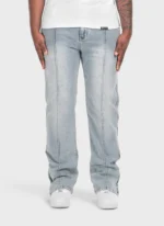 Vintage Pleat Jeans Blue d