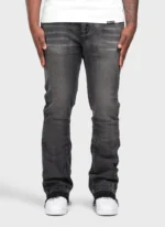 Vintage Flare Washed Jeans Black